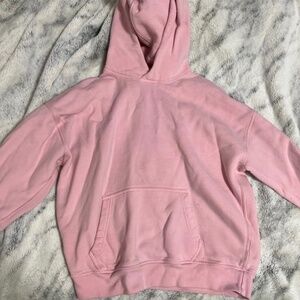 Abercrombie and Fitch Oversized Pink Hoodie
